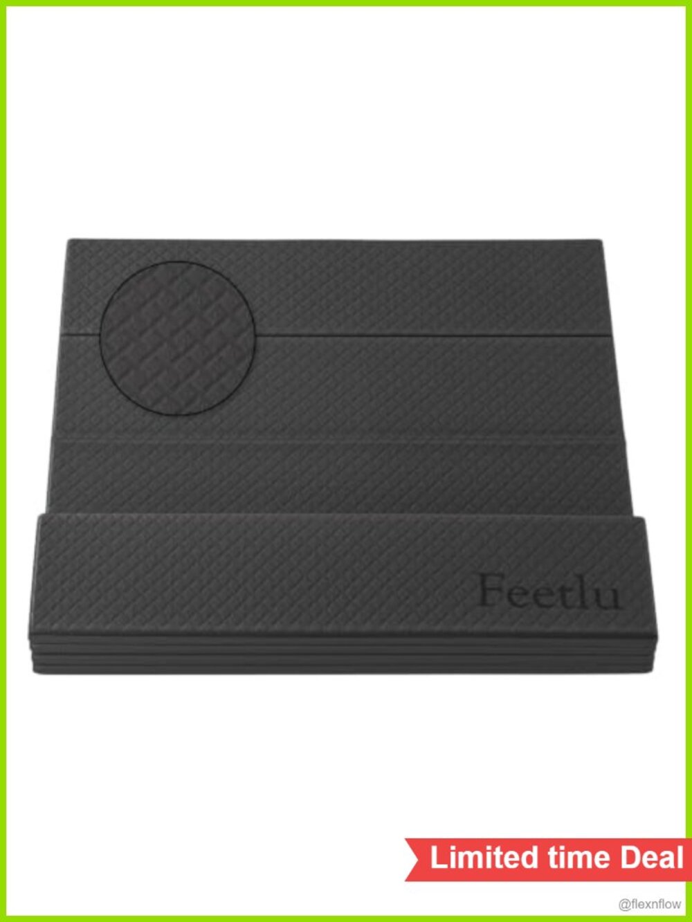Foldable Yoga Mat 72x24 12mm Non-Slip Fitness Pilates